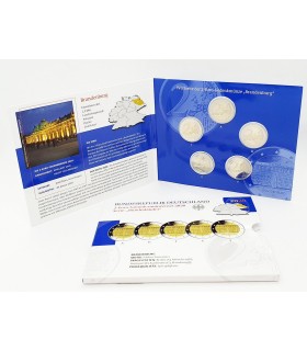5 x 2 euro BE Duitsland 2020 Palais de Sanssouci €42,34