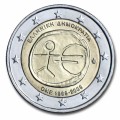2 Euro EMU Grèce 2009 -   Thème: 2 € commémorative EMU Grèce 2009.    Tirage :5 000 000  exemplaires   Description: Tous les pay