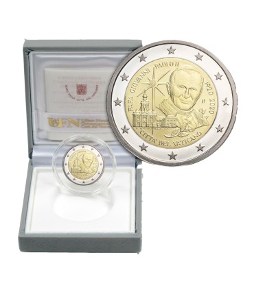 2 Euro Vaticano 2020 BE - 100 años del nacimiento de Juan Pablo II €199.99