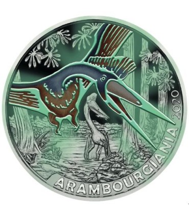 3 euros Áustria 2020 - A Arambourgiania 19,90 euros