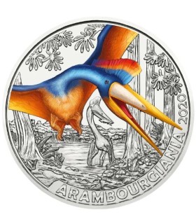 3 euros Áustria 2020 - A Arambourgiania 19,90 euros