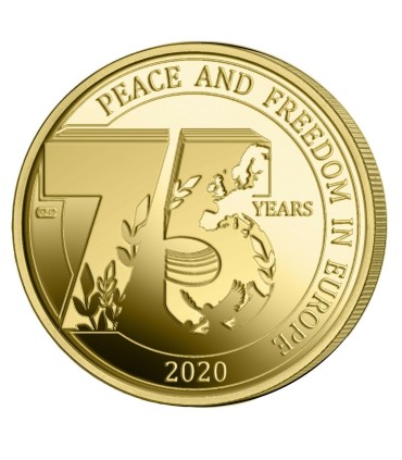 Coincard 2,50 Euro Francaise Belgium 2020 - 75 years peace and freedom in Europe  10,25 €