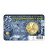Coincard 2.50 Euro Flemish Belgium 2020 - 75 years peace and freedom in Europe  12,25 €
