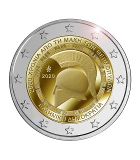 2 Euro Griekenland 2020 - 2500 JAAR VAN DE GESCHIEDENIS VAN THERMOPYLES €4,49