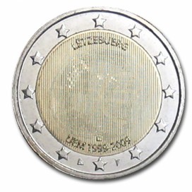 2 Euro EMU Luxembourg 2009 -  Thème: 2 € commémorative EMU Luxembourg 2009.  Tirage : 1 000 000 exemplaires Description:Tous 