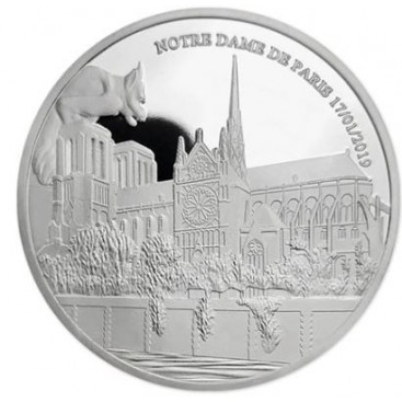 Médaille Argent Belle Epreuve Notre Dame de Paris