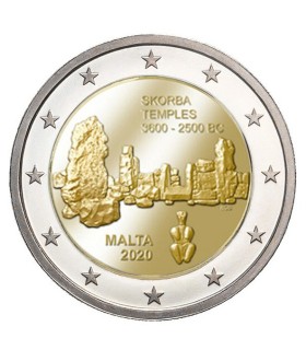 2 Euro Malta 2020 - Templo de Skorba 17,95