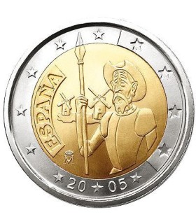 2 euros ESPANHA 2005 Don Quixote € 7,98