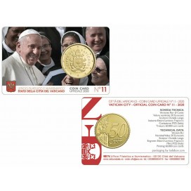 Coincard 50 cents Vatican 2020