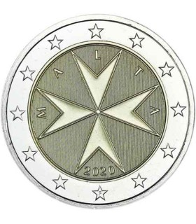 2 euros Malta 2020 - Cruz de Malta 19,95