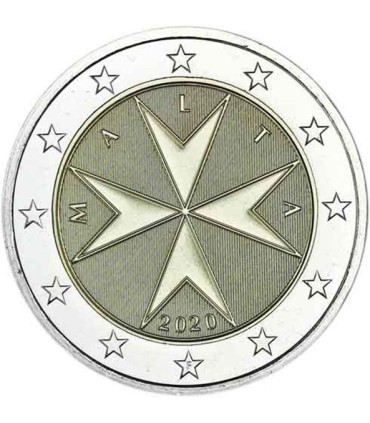 2 euros Malta 2020 - Cruz de Malta 19,95 euros