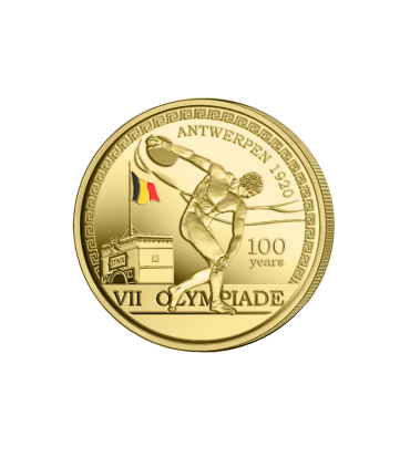 Coincard colorido 2,50 euros Bélgica 2020 - Jogos Olímpicos de Antuérpia 13,45 euros (€)