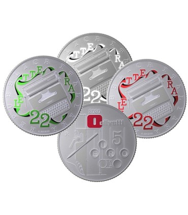 3 x 5 Euro Italien 2020 - Italienische Exzellenz - Schreibmaschine  159,00 €