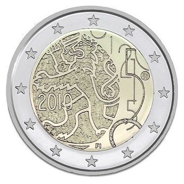 2 Euro Finlande 2010 150 ans Monnaie Finlande -  Thème: 2 € commémorative Finlande 2010 commémorant les 150 ans de la créat