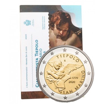 2 Euro Saint Marin 2020 -250 ans de la mort de Jean-Baptiste Tiepolo