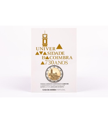 2 Euro Universal Brilhante Portugal 2020 - 730 anos da Universidade de Coimbra €12,69