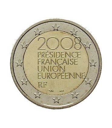 2 Euro Frankrijk 2008 EU-voorzitterschap € 4,95