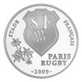 10 Euro ARG Stade Français BE 2009 - Auteur: Atelier de GravurePoids: 22,20 g 0,78 ozTirage: 5 000Métal: Argent 900/1000 