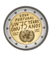 2 Euro Portugal 2020 - 75 años de la ONU € 4,69