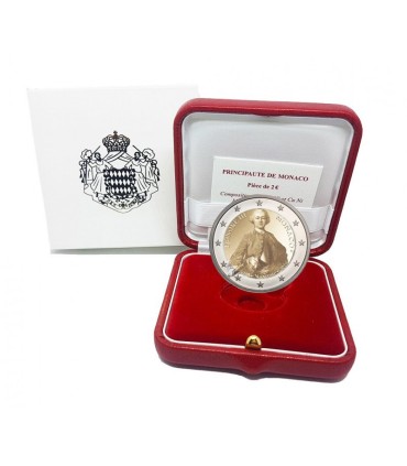 2 Euro Mónaco 2020 300º aniversário do nascimento do Príncipe Honoré III € 579.00
