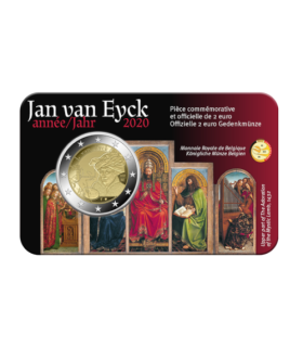 Muntkaart 2 Euro België 2020 - Jan van Eyck € 12,95