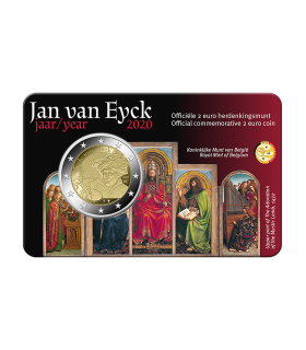 Flämische Coincard 2 Euro Belgien 2020 - Jan van Eyck  12,95 €