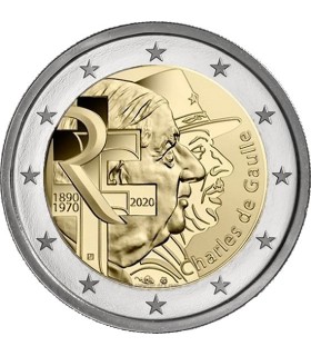 2 Euro Frankrijk 2020 - Charles de Gaulles €4,89