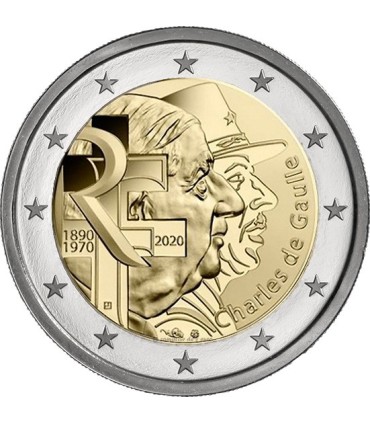2 Euro Frankrijk 2020 - Charles de Gaulles €4,89