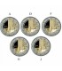 5 x 2 euros Alemanha 2020 Universal gloss BU - 50 anos da Genuflexão de Willy Brandt 29,59