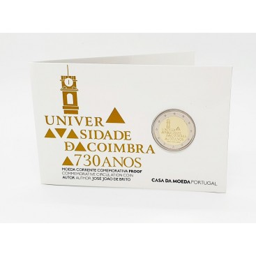 2 Euro Belle Epreuve Portugal 2020 - 730 ans de l'université de Coimbra