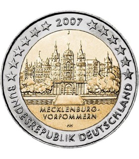2 Euro Alemania 2007 - Mecklemburgo € 7,95