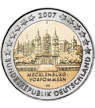 2 Euro Alemania 2007 - Mecklemburgo € 7,95