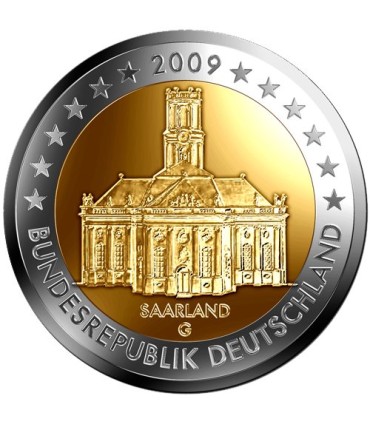 SET 5 X 2 Euro Duitsland 2009 - Saarland €32,95