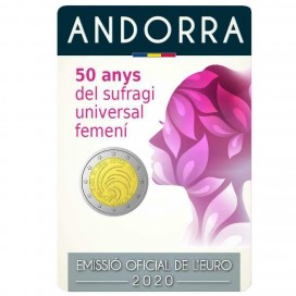 2 Euro Andorre 2020 - 50 ans de suffrage universel pour les femmes