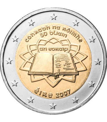 2 Euro Irlanda 2007 Trattato di Roma  9,49 €