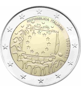 2 Euro Italia 2015-Bandera €3.99