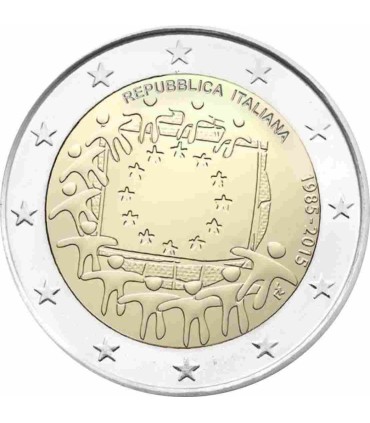 2 Euro Itália 2015-Bandeira €3,99
