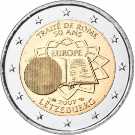 2 Euro Luxembourg 2007 Traité de Rome