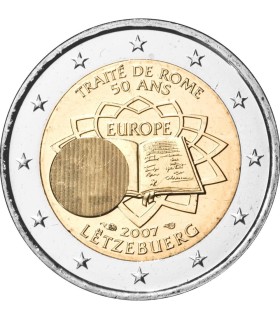 2 Euro Luxemburgo 2007 Tratado de Roma € 6,95