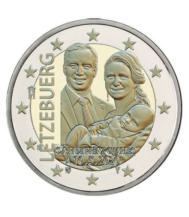 2 Euro Luxemburg 2020 Geboorte van Prins Charles €10,69