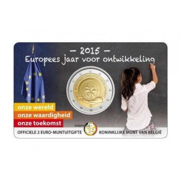 2 Euro Belgique 2015 Année du Développement