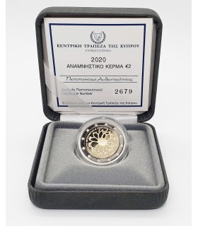 2 Euro BE Chipre 2020 30 años del Instituto Chipriota de Neurología 76,95