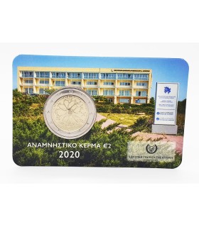 2 Euro BU Cyprus 2020 30 jaar Cypriotisch Instituut voor Neurologie €18,49
