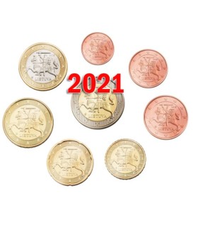 Euro Litouwen 2021 Serie €48,95