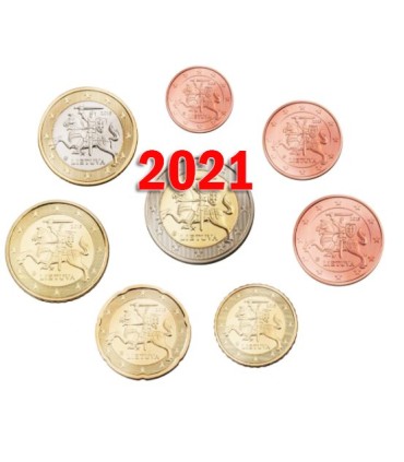 Euro Litouwen 2021 Serie €48,95