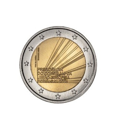 2 Euro BE Portogallo 2021 - Presidenza del Consiglio d'Europa  42,99 €