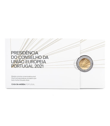 2 Euro BE Portugal 2021 - Presidencia del Consejo de Europa €42.99
