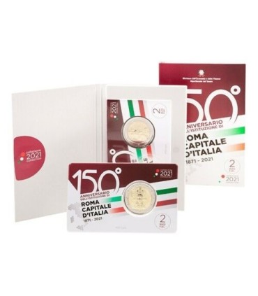 2 Euro Fdc Italia 2021 - 150 anni dalla proclamazione di Roma capitale d'Italia  13,99 €