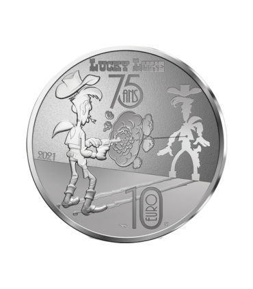 10 Euro frankrijk 2021 - Lucky Luke €84.95
