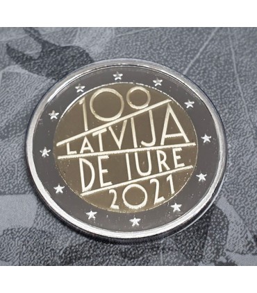 2 Euro Fdc Lettonia 2021 - 100 anni di Jure  44,95 €